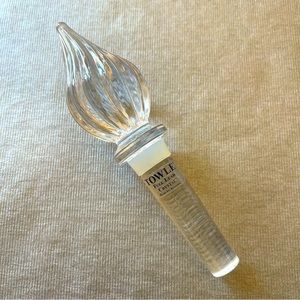 Full Lead Crystal Towle Wine stopper